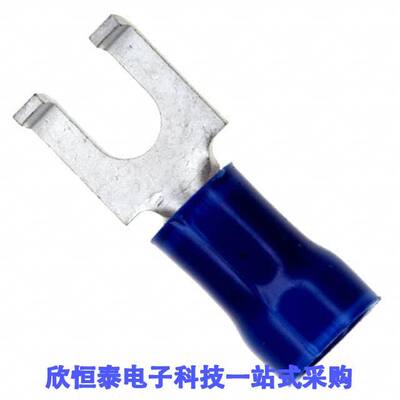 8-324165-1连接器 《 CONN SPADE TERM 14-16AWG #6 BLU    》