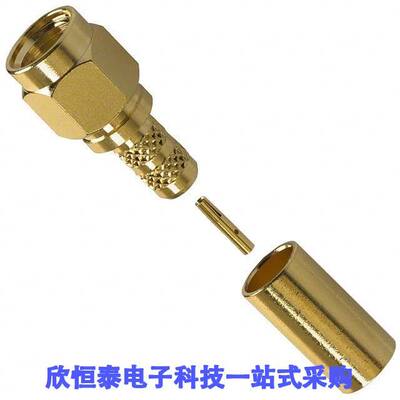 132113RP连接器 《 CONN RPSMA PLUG STR 50OHM SOLDER    》