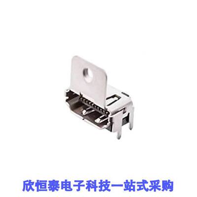 2-1747981-1连接器 《 CONN RCPT HDMI 19POS PNL MNT R/A    》