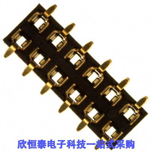 NPPN062FFKP-RC连接器 《 CONN HDR 12POS 0.079 GOLD SMD    》