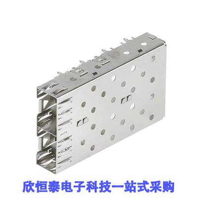 1761014-3连接器 《 CONN SFP CAGE 1X2 PRESS-FIT R/A    》