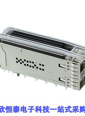 2299940-5连接器 《 CONN ZQSFP+ RCP 2X1 HSINK 76P RA    》