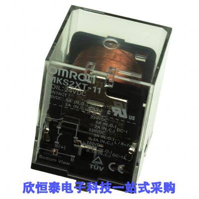MKS1XT-10 DC12继电器 《 RELAY GEN PURPOSE SPST 10A 12V    》