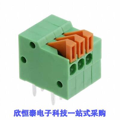 1-2834016-3连接器 《 TERM BLK 3P SIDE ENT 2.54MM PCB    》