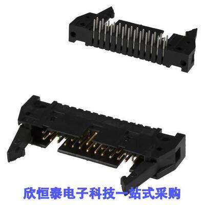 5102322-6连接器 《 CONN HEADER R/A 26POS 2.54MM    》