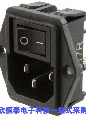 1-1609112-4连接器 《 PWR ENT MOD RCPT IEC320-C14 PNL    》