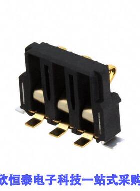 1981061-1连接器 《 CONN SPRING BATTERY 3POS R/A SMD    》