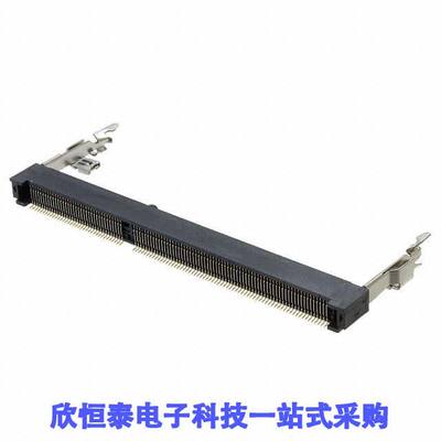 2-2013289-1连接器 《 CONN SKT SODIMM 204POS SMD    》
