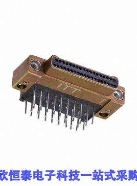 NDD-37PBRTT连接器 《 NANO MALE 37POS R/A SLDR    》