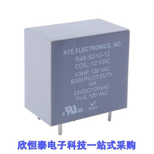 R48-5D10-6继电器 《 RELAY-10AMP-DC 6V    》