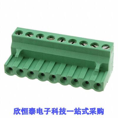 796640-9连接器 《 TERM BLO【 PLUG 9POS STR 5MM    》