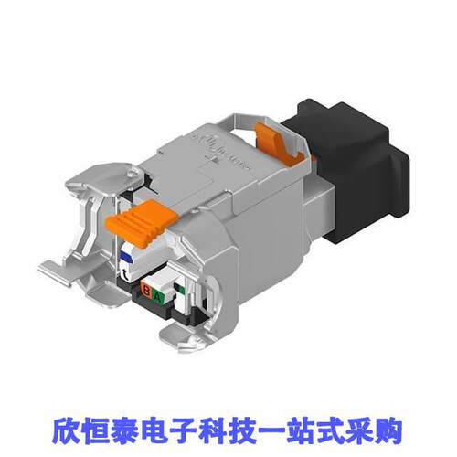 RVAIP2SME-S1连接器 《 PLUG CAT 5E-6-6A STP RJ45    》