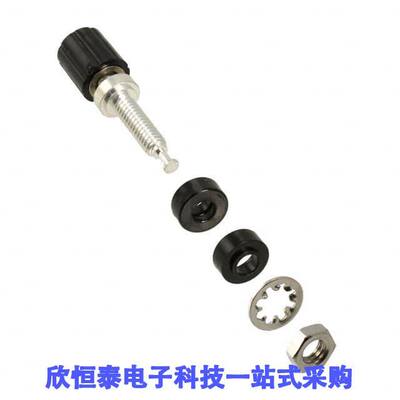 2439-0连接器 《 CONN BIND POST MINI KNURLED BLK    》