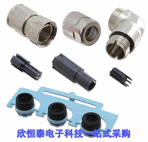 21038214805连接器 《 M12 A-CODE 8PIN FEMALE SHIELDED,    》