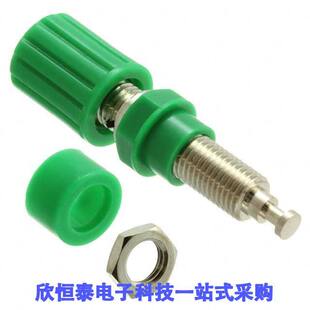 BIND CONN POST KNURLED CT2232 GREEN 5连接器