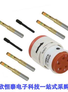 SJS860511连接器 《 CONN PLUG FMALE 5POS GOLD CRIMP    》