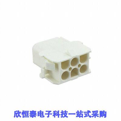 1586860-1连接器 《 CONN CAP 6POS UNIV-M-N-L NATURAL    》