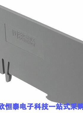 3206212连接器 《 CONN TERM BLK PARTITION RAIL GRY    》
