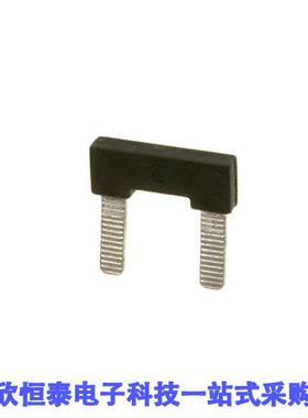 HCL12-2连接器 《 JUMPER TERM BLK 2POS FLAT PIN    》