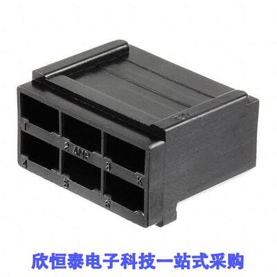 1-480281-0连接器 《 CONN RCPT HSG 0.25 6POS BLA【    》
