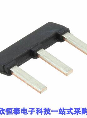 0380021731连接器 《 JUMPER TERM BLK 3POS FLAT PIN    》
