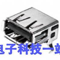 292303-6连接器 《 CONN RCPT USB2.0 TYPEA 4POS R/A    》