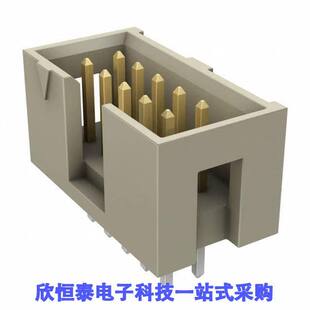 HEADER 2.54MM 10POS VERT CONN D连接器 105 HTST