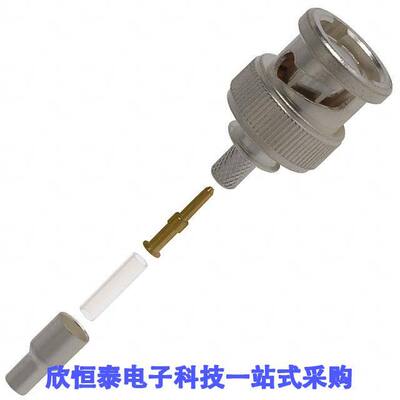 2-331350-4连接器 《 CONN BNC PLUG STR 50 OHM PUSH    》