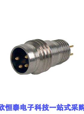 614PCCM连接器 《 CONN RCPT MALE 4POS GOLD SOLDER    》