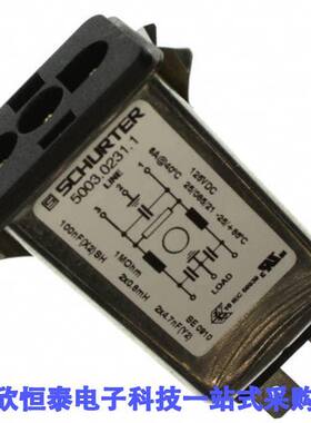 5003.0231.1连接器 《 PWR ENT RCPT 125VDC 6A PANEL QC    》