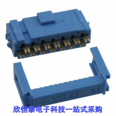 1658527-5连接器 《 CONN RCPT 14P IDC 26-28AWG GOLD    》