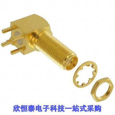 132203-14连接器 《 CONN SMA R/A PC/PANEL MOUNT    》