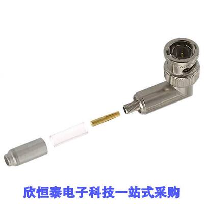 5413959-4连接器 《 CONN BNC PLUG R/A 50 OHM CRIMP    》