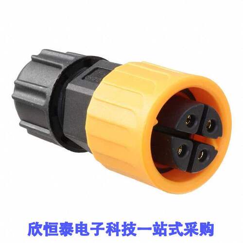 23004231-02连接器 《 CONN PLUG FMALE 4POS SOLDER CUP    》