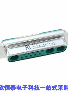 09693017133连接器 《 CONN D-SUB RCPT 13P SLDR CUP    》