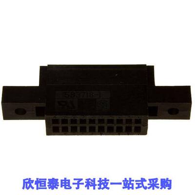 583718-1连接器 《 CONN CARDEDGE HSG 20POS .100 BLK    》