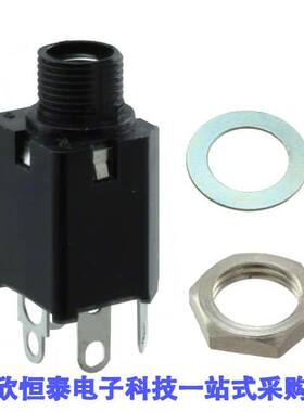 N113BX连接器 《 CONN JA【 STEREO 6.35MM PNL MNT    》
