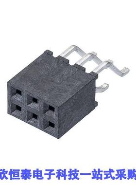 M22-6550342R连接器 《 CONN RCPT 6P 0.079 GOLD SMD R/A    》