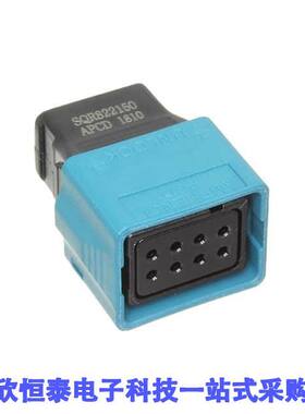 SQR822150连接器 《 CONN PLUG 8POS 22AWG    》
