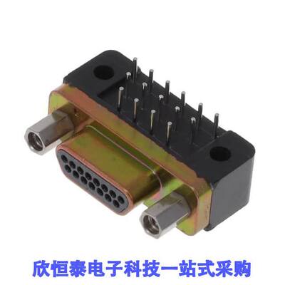 MDM-15PCBRM7连接器 《 CONN MICRO-D PLUG 15POS R/A SLDR    》