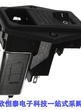 FN389B-4-21连接器 《 PWR ENT MOD RCPT IEC320-C14 PNL    》