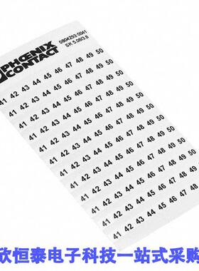 0804293:0041连接器 《 MARKER CARD FOR 120 TERM BLO【S    》