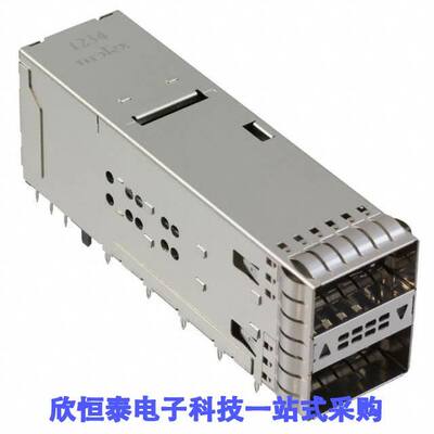 1717221002连接器 《 CONN ZQSFP+ RCPT CAGE 2X1 76P RA    》