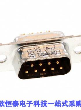 L717DFE09P连接器 《 CONN DSUB PLUG 9POS STR SLDR CUP    》