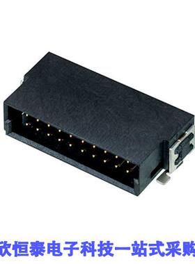 M55-7102042R连接器 《 CONN HEADER SMD R/A 20POS 1.27MM    》