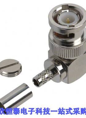 112162连接器 《 CONN BNC PLUG R/A 50 OHM SOLDER    》
