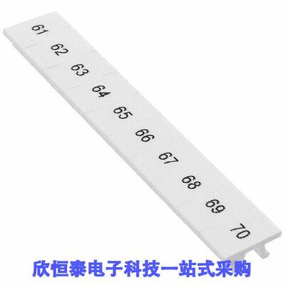 1051016:0061连接器 《 ZA【 STRIP 10-SECTION WHITE    》