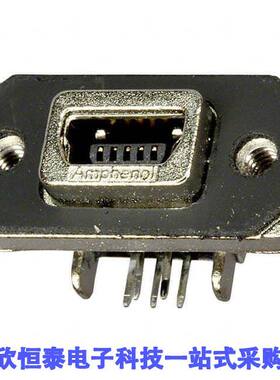 MUSBB15134连接器 《 CONN RCPT USB2.0 MINI B PCB R/A    》