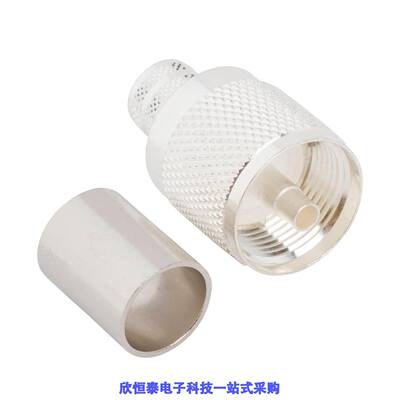 182130-10连接器 《 UHF STRAIGHT CRMIP PLUG, LMR400,    》