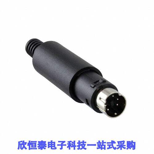 MDP-005连接器 《 CONN PLUG MALE MINI DIN 5PS SLVR    》
